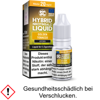 Liquid Golden Tobacco 10 mg/ml Hybrid Nikotinsalz - SC
