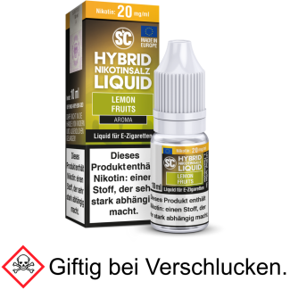 Liquid Lemon Fruits 20 mg/ml Hybrid Nikotinsalz - SC