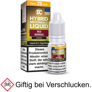 Liquid Red Berries 20 mg/ml Hybrid Nikotinsalz - SC
