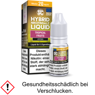 Liquid Tropical Fruits 10 mg/ml Hybrid Nikotinsalz - SC