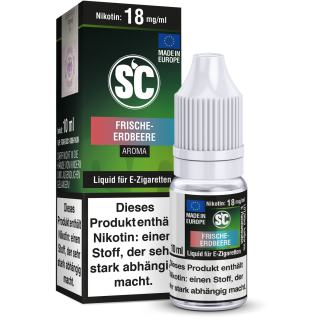 Liquid Frische Erdbeere 6 mg/ml Nikotin - SC