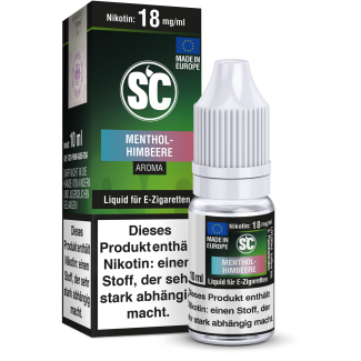 Liquid Menthol Himbeere 0 mg/ml - SC