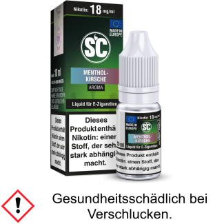 Liquid Menthol Kirsche 3 mg/ml Nikotin - SC