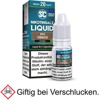 Liquid RY4 Tobacco 20 mg/ml Nikotinsalz - SC