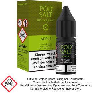 Pod Salt - Apple - Nikotinsalz Liquid 11 mg/ml