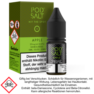 Pod Salt - Apple - Nikotinsalz Liquid 20 mg/ml