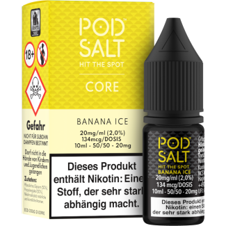 Pod Salt Core - Banana Ice - Nikotinsalz Liquid