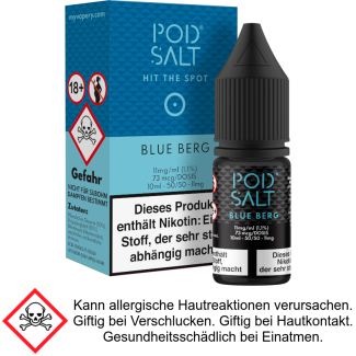 Pod Salt - Blue Berg - Nikotinsalz Liquid 11 mg/ml