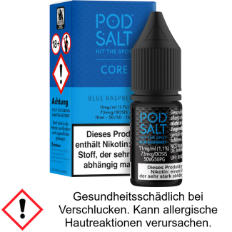 Pod Salt Core - Blue Raspberry - Nikotinsalz Liquid 11 mg/ml