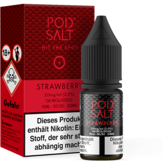 Pod Salt - Strawberry - Nikotinsalz Liquid 