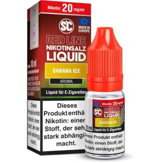 Liquid Banana ICE SC Red Line Nikotinsalz