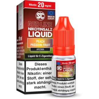 Liquid Peach Passion Fruit SC Red Line Nikotinsalz
