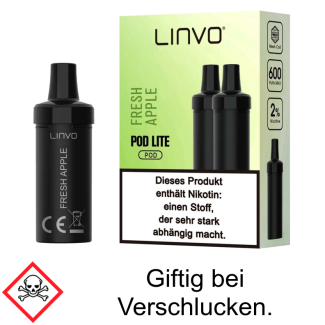 Pod Lite Fresh Apple 20 mg/ml (2 Stück) - Linvo