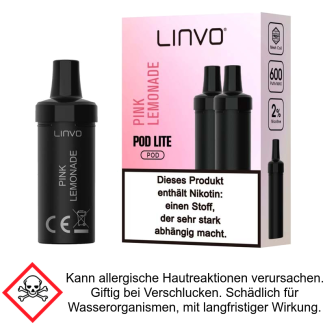 Pod Lite Pink Lemonade 20 mg/ml (2 Stück) - Linvo