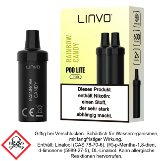 Pod Lite Rainbow Candy 20 mg/ml (2 Stück) - Linvo
