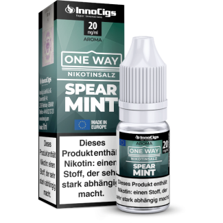 InnoCigs - One Way - Spearmint - Nikotinsalz Liquid