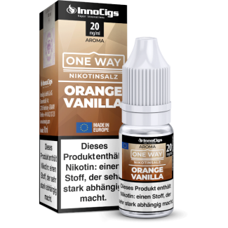 InnoCigs - One Way - Orange Vanilla - Nikotinsalz Liquid
