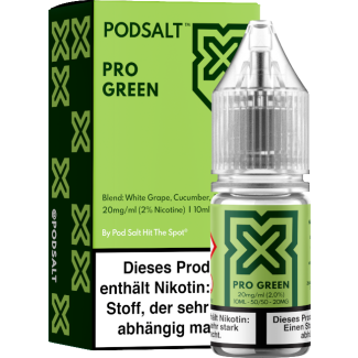 Pod Salt X - Pro Green - Nikotinsalz Liquid