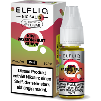 ELFBAR ELFLIQ - Kiwi Passion Fruit Guava - Nikotinsalz Liquid
