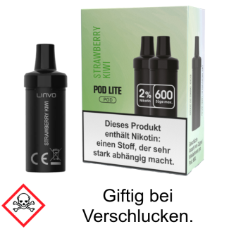 Pod Lite Strawberry Kiwi 20 mg/ml (2 Stück) - Linvo