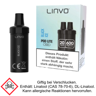 Pod Lite Black Ice 20 mg/ml (2 Stück) - Linvo
