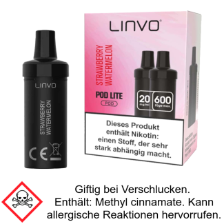 Pod Lite Strawberry Watermelon 20 mg/ml (2 Stück) - Linvo