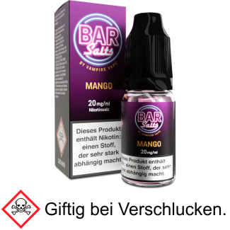 Liquid Mango Bar Salts 20 mg/ml Nikotinsalz - Vampire Vape