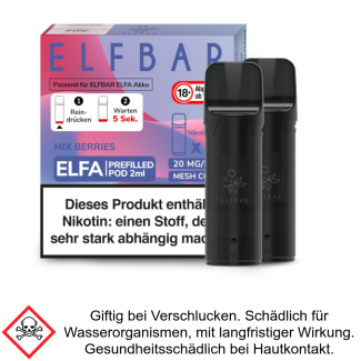 Elfa Liquid Pod Mix Berries 20 mg (2 Stück) - Elf Bar