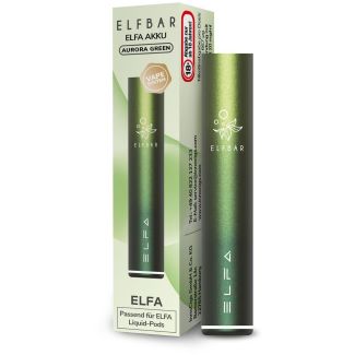 Elfa Akku aurora-grün 500 mAh - Elf Bar