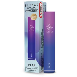 Elfa Akku aurora-lila 500 mAh - Elf Bar
