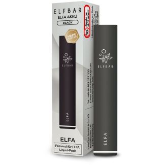 Elfa Akku Schwarz 500 mAh - Elf Bar