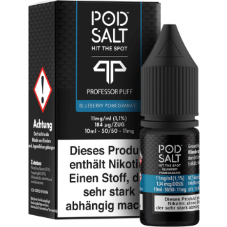 Pod Salt Fusion - Blueberry Pomegranate - Nikotinsalz Liquid 20mg/ml