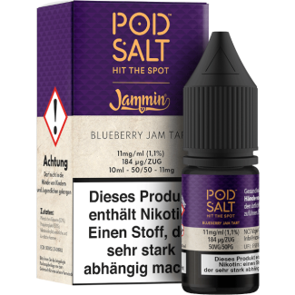 Pod Salt Fusion - Blueberry Jam Tart - Nikotinsalz Liquid