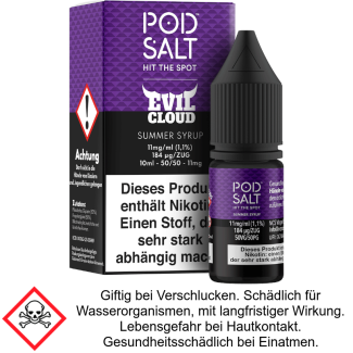 Pod Salt Fusion - Summer Syrup - Nikotinsalz Liquid 11 mg/ml