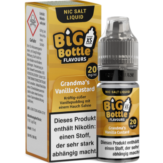Big Bottle - Grandma's Vanilla Custard - Nikotinsalz Liquid