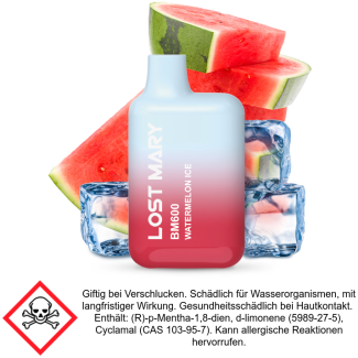 Lost Mary BM600 Watermelon Ice 20 mg/ml Nikotin