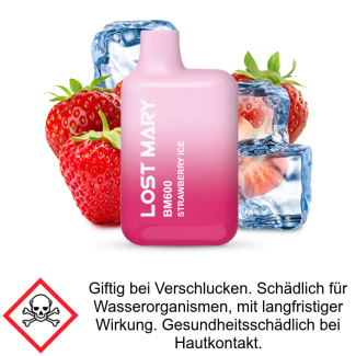 Lost Mary BM600 Strawberry Ice 20 mg/ml Nikotin
