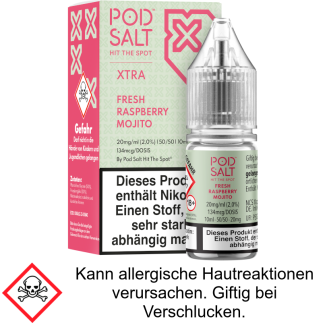 Pod Salt X - Fresh Rasperry Mojito - Nikotinsalz Liquid 20 mg/ml