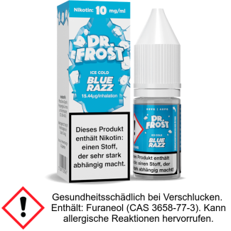 Dr. Frost - Ice Cold - Blue Razz - Nikotinsalz Liquid 10mg/ml
