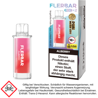 Flerbar Pod Alberry 20 mg/ml (2 Stück pro Packung)