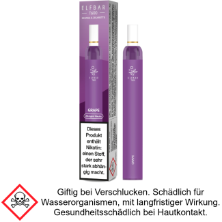 Elfbar T600 Einweg E-Zigarette - Grape 20 mg/ml