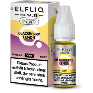 ELFBAR ELFLIQ - Blackberry Lemon - Nikotinsalz Liquid