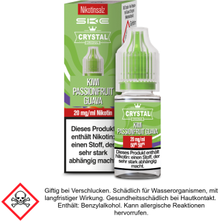 Liquid Crystal Kiwi Passionfruit Guava 20 mg/ml Nikotinsalz - SKE