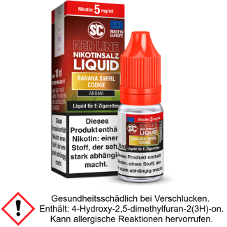 Liquid Banana Swirl Cookie 5 mg/ml SC Red Line Nikotinsalz