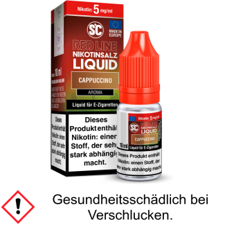 Liquid Cappuccino 5 mg/ml SC Red Line Nikotinsalz