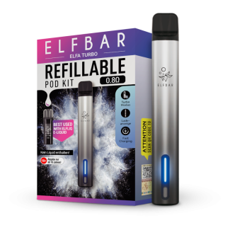 Elfa Turbo aurora-schwarz E-Zigaretten Set - Elfbar