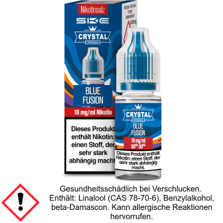 Liquid Crystal Blue Fusion 10 mg/ml Nikotinsalz - SKE