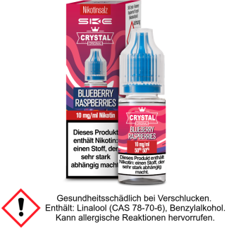 Liquid Crystal Blueberry Raspberries 10 mg/ml Nikotinsalz - SKE