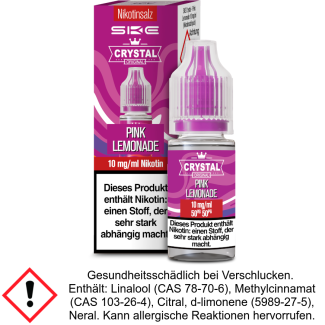 Liquid Crystal Pink Lemonade 10 mg/ml Nikotinsalz - SKE