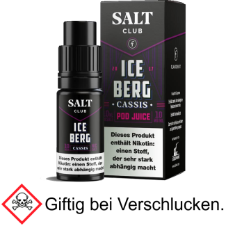 Liquid Cassis 10 mg/ml Nikotinsalz - Salt Club Flavorist